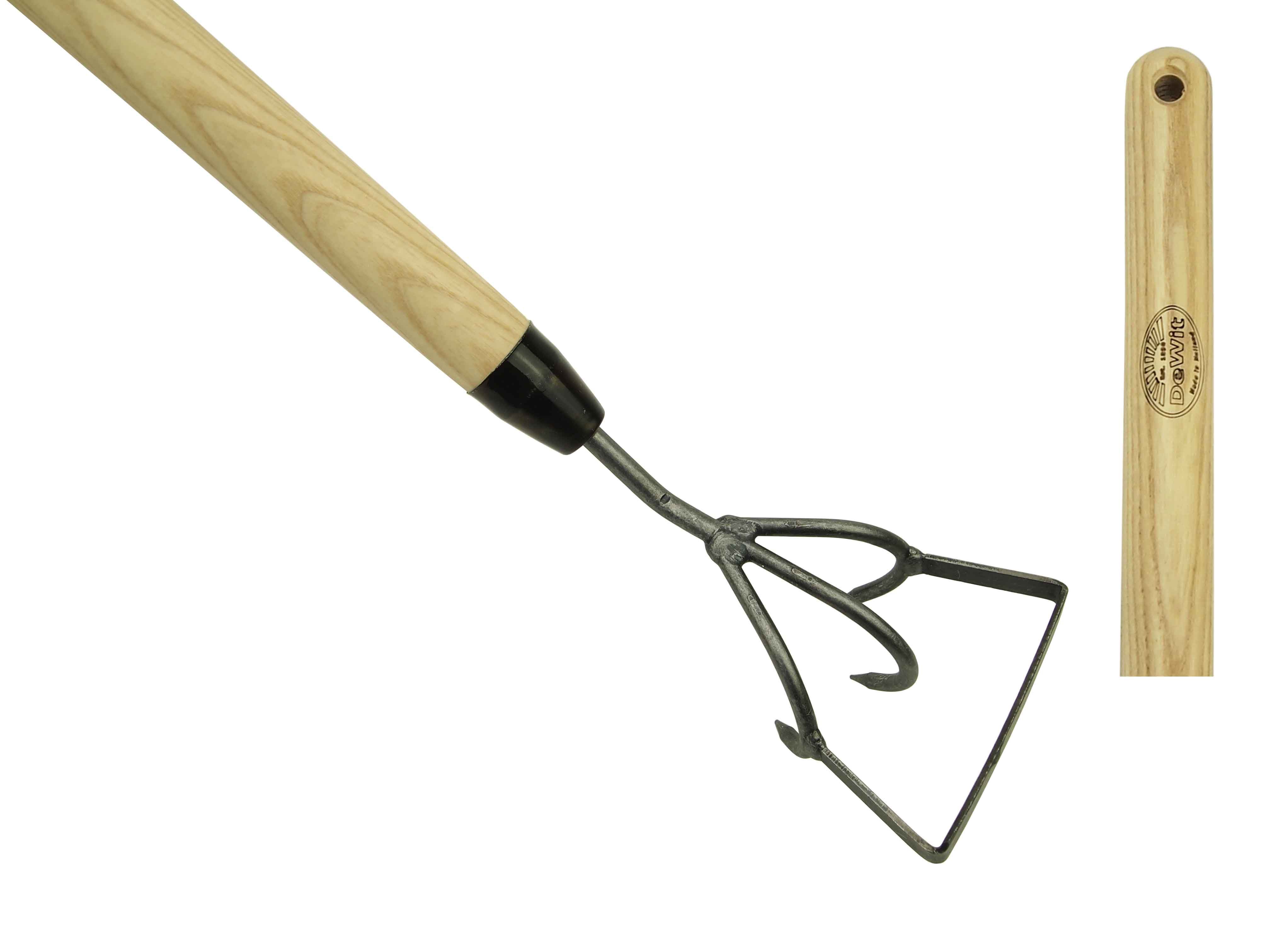 Cultivator and stirrup hoe with 140cm handle